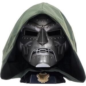 Marvel Legends Doctor Doom Helmet Adult Gray Roleplay Collectible Mask Gear